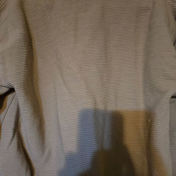 Stateside Women's Brown Rachel Chunky Ribbed V-Neck Raglan Long Sleeve Sweater L - Picture 8 of 8